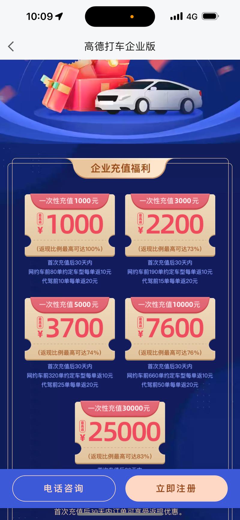 打开高德地图，按步骤看一下，高德推动企业打车券！最高返100%-网创风向标论坛-网络创业-网创圈