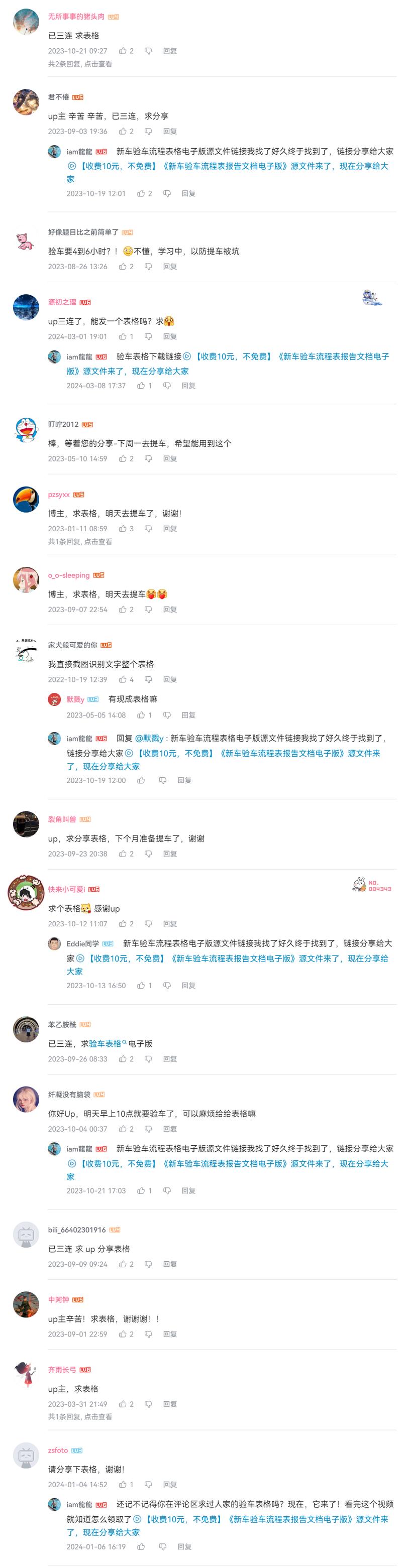 虚拟材料之《新车验车流程表报告文档》，提车时验车是个很重要的事情，所以验车流程就有很高的需求，大部分人对验车都是小白，几十万的车都买了，再买一份10块钱的验车流程来帮助更好的验车看起来就更物超所值了，评论区很多求表格的。-网创风向标论坛-网络创业-网创圈