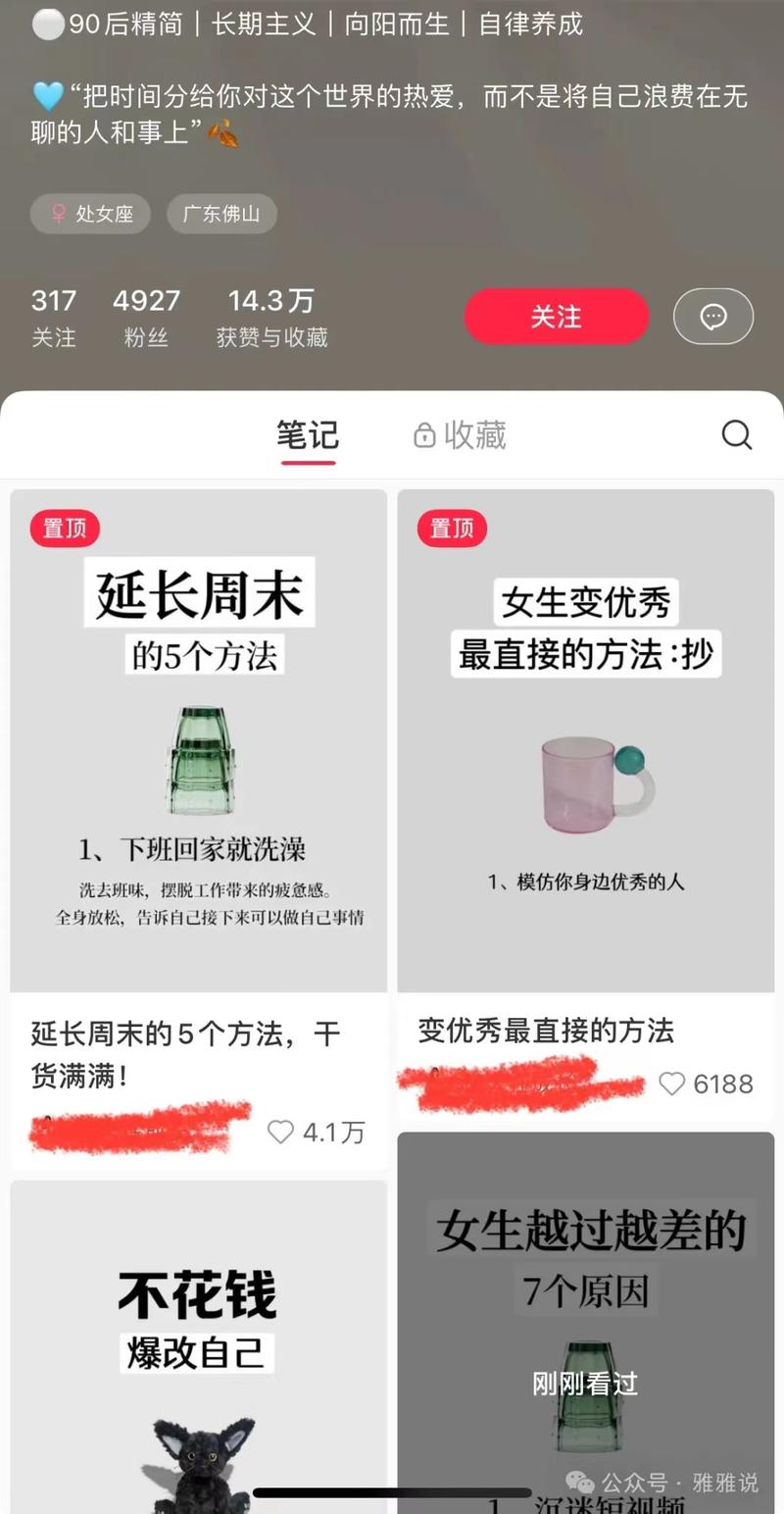 小红书女生励志、自律类情感….-网创风向标论坛-网络创业-网创圈