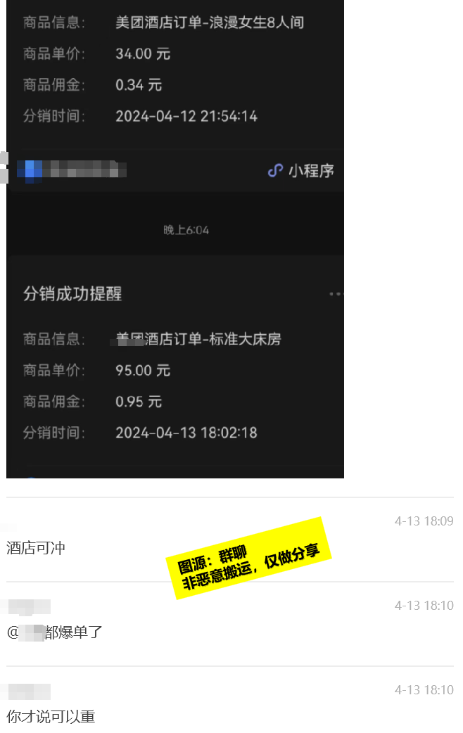 酒店CPS业务大热前段时….-网创风向标论坛-网络创业-网创圈