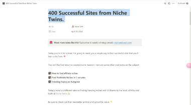 400 Successful Sites fr….-网创风向标论坛-网络创业-网创圈