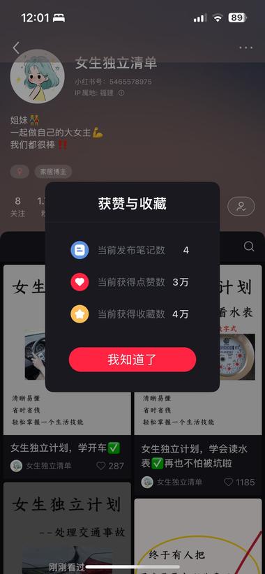 这个女性独立清单的账号，才发四篇笔….-网创风向标论坛-网络创业-网创圈