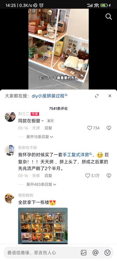 微缩场景DIY小屋，抖音有对应的店铺….-网创风向标论坛-网络创业-网创圈