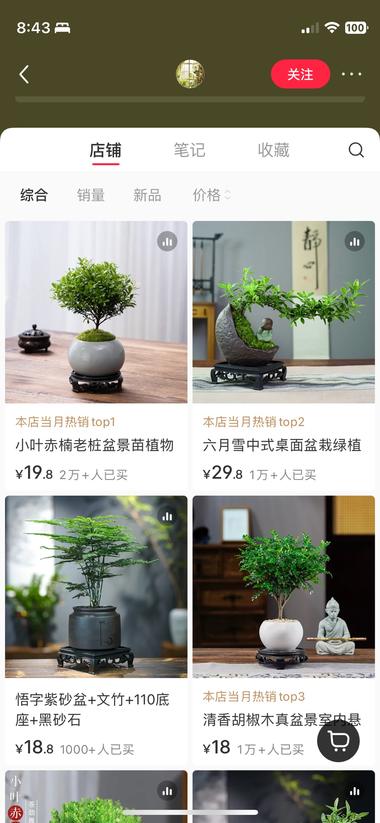 没想到小红书上面绿植卖得这么好，笔记….-网创风向标论坛-网络创业-网创圈