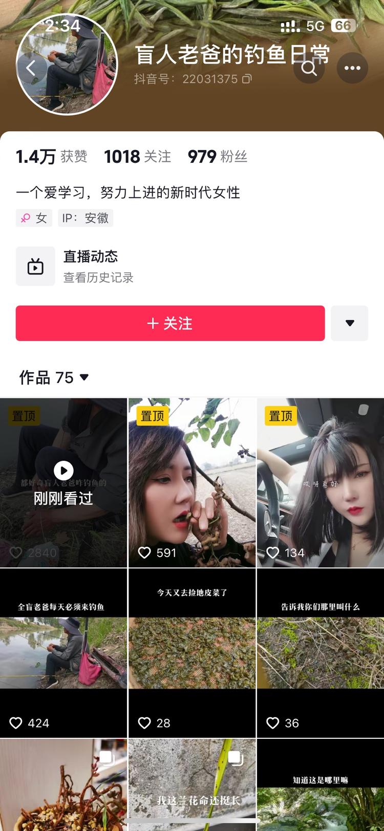 出乎常理的账号内容，盲人钓鱼，奇奇怪….-网创风向标论坛-网络创业-网创圈
