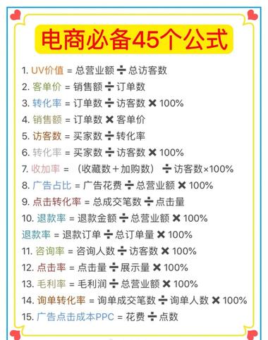 电商人必看 直播达播运营常用45个公式….-网创风向标论坛-网络创业-网创圈