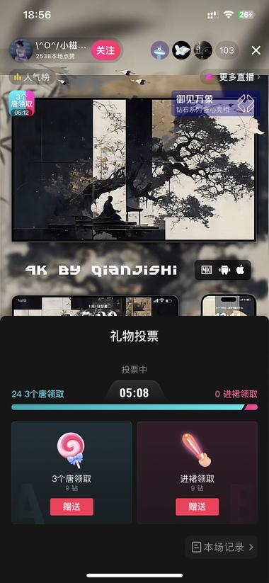 直播间循环播放手机电脑壁纸，三个糖进….-网创风向标论坛-网络创业-网创圈