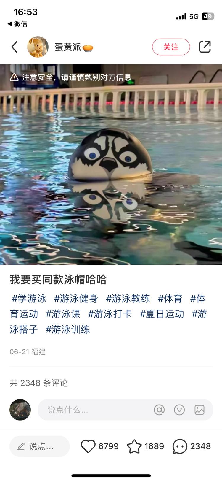 小红书刷到的一顶搞怪泳帽，评论区都在….-网创风向标论坛-网络创业-网创圈