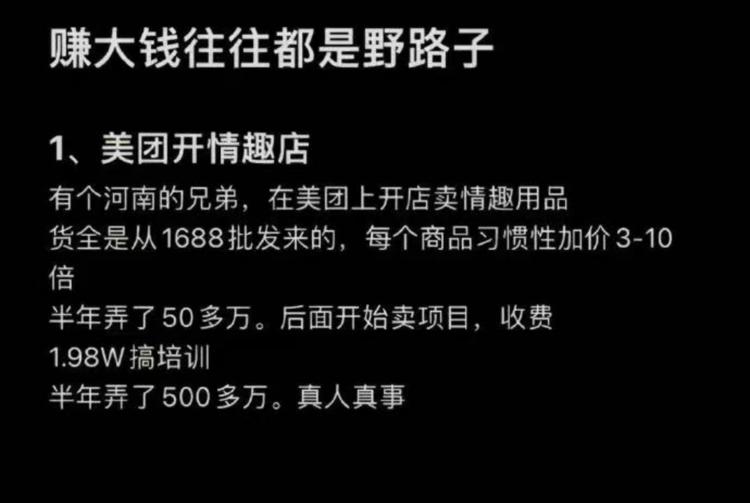 参考野路子的思路可以开拓你的赚钱思维-网创风向标论坛-网络创业-网创圈
