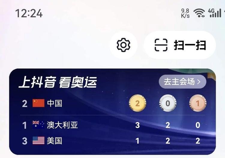 抖音奥运金牌数设计就很灵性，主打的就….-网创风向标论坛-网络创业-网创圈