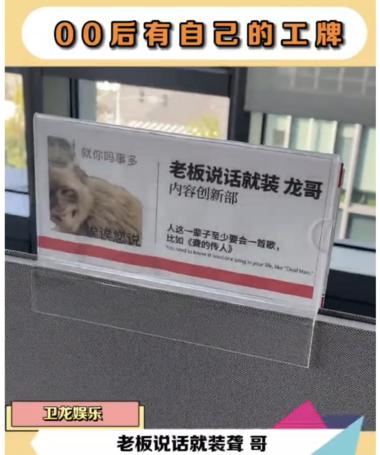现在00后上班的工牌很有意思！完全….-网创风向标论坛-网络创业-网创圈