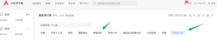 小红书商家榜单现在的类目有变化，美食….-网创风向标论坛-网络创业-网创圈