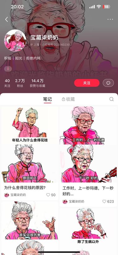 图片[3]-最近小红书很多这种奶奶账号，流量和攒….-网创风向标论坛-网络创业-网创圈
