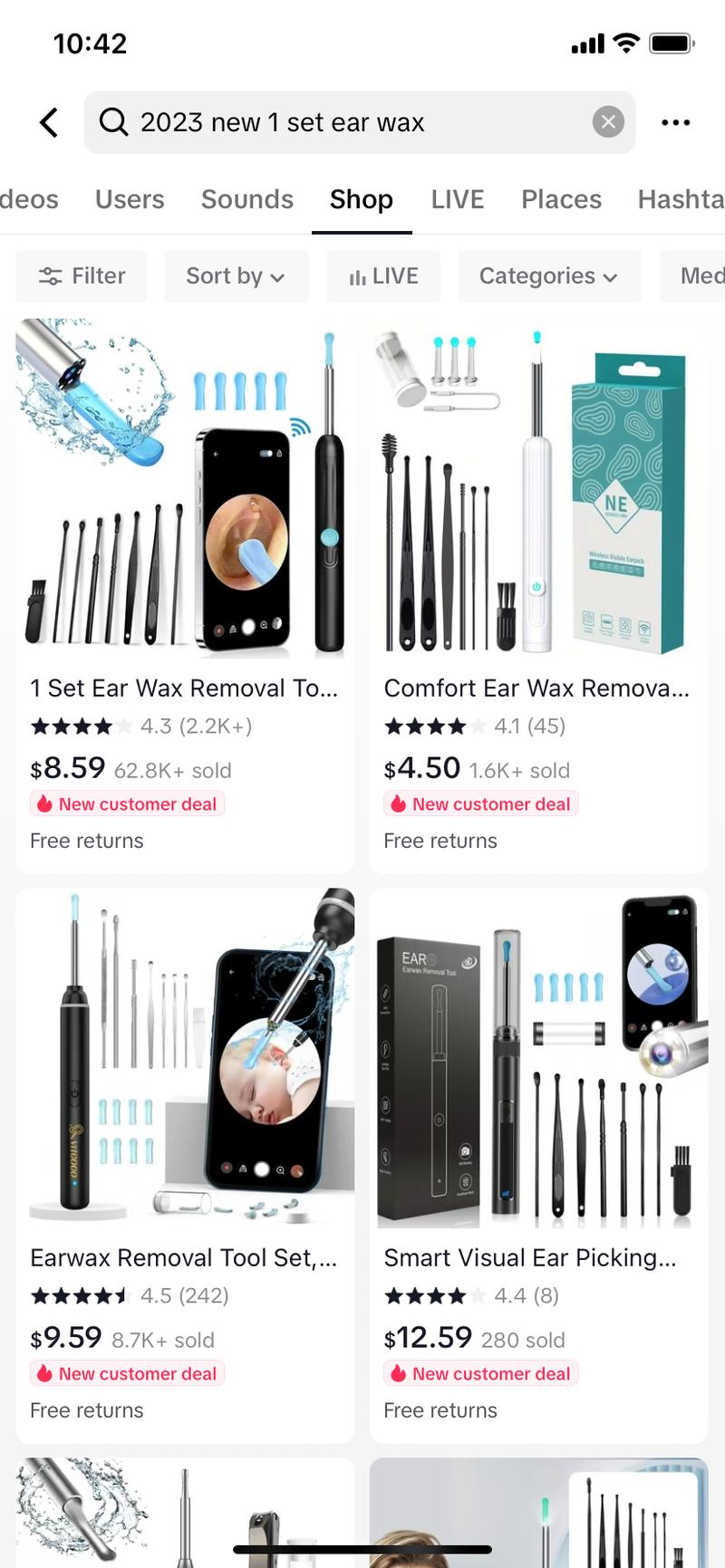 目前tiktok上的爆品基本都是以前跨境爆过的产品，主打一个效果好，这个可视挖耳勺，一个月卖了4W刀，37个达人+15个自己账号的视频+64场直播就能做到这个数，达人纯拥+自己做点矩阵账号，拿货价9.9人民币，tt上卖8.5美金。只要是好展现效果的产品到tt上应该都能爆，找以前Facebook爆过的产品应该是个思路。-网创风向标论坛-网络创业-网创圈