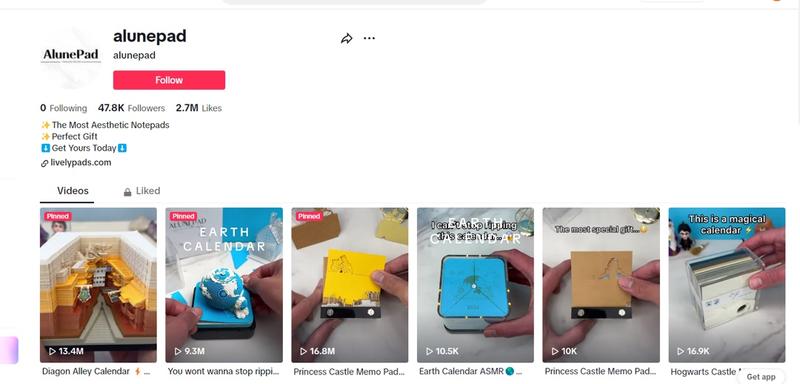 TK上4万多粉丝的博主，只是简单展示一下日历，一个18秒的视频获得了1340万播放量！-网创风向标论坛-网络创业-网创圈