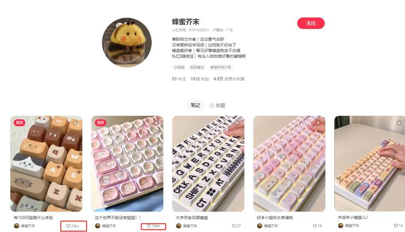 youtube 定制机械键盘平台：小红书项目：定制机械键盘盈利空间：可以根据流行的原始进行定制。看到一个猫主题的机械键盘，评论区都是求链接的。-网创风向标论坛-网络创业-网创圈