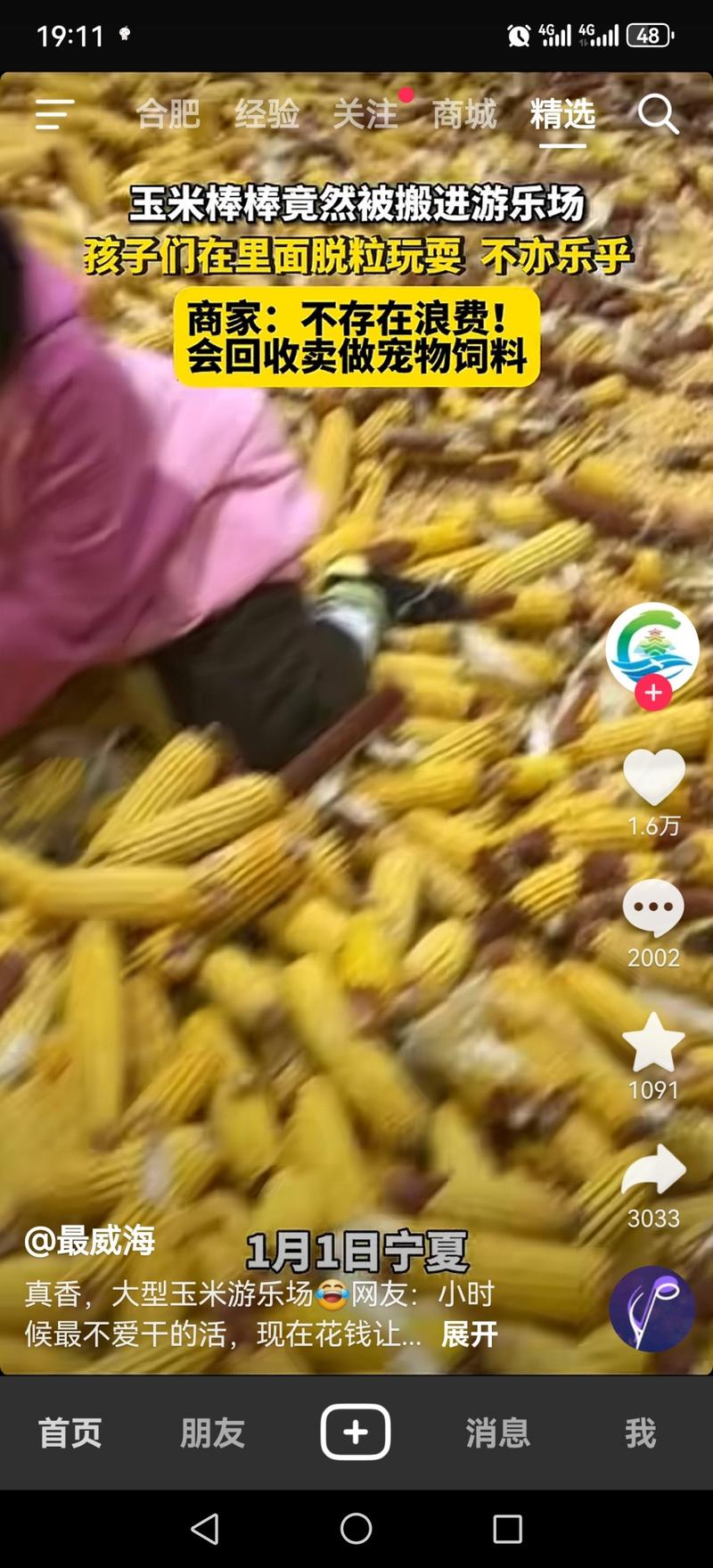 玉米棒棒搬进游乐场网友评论，赚了门票钱还打了玉米，一举两得。-网创风向标论坛-网络创业-网创圈