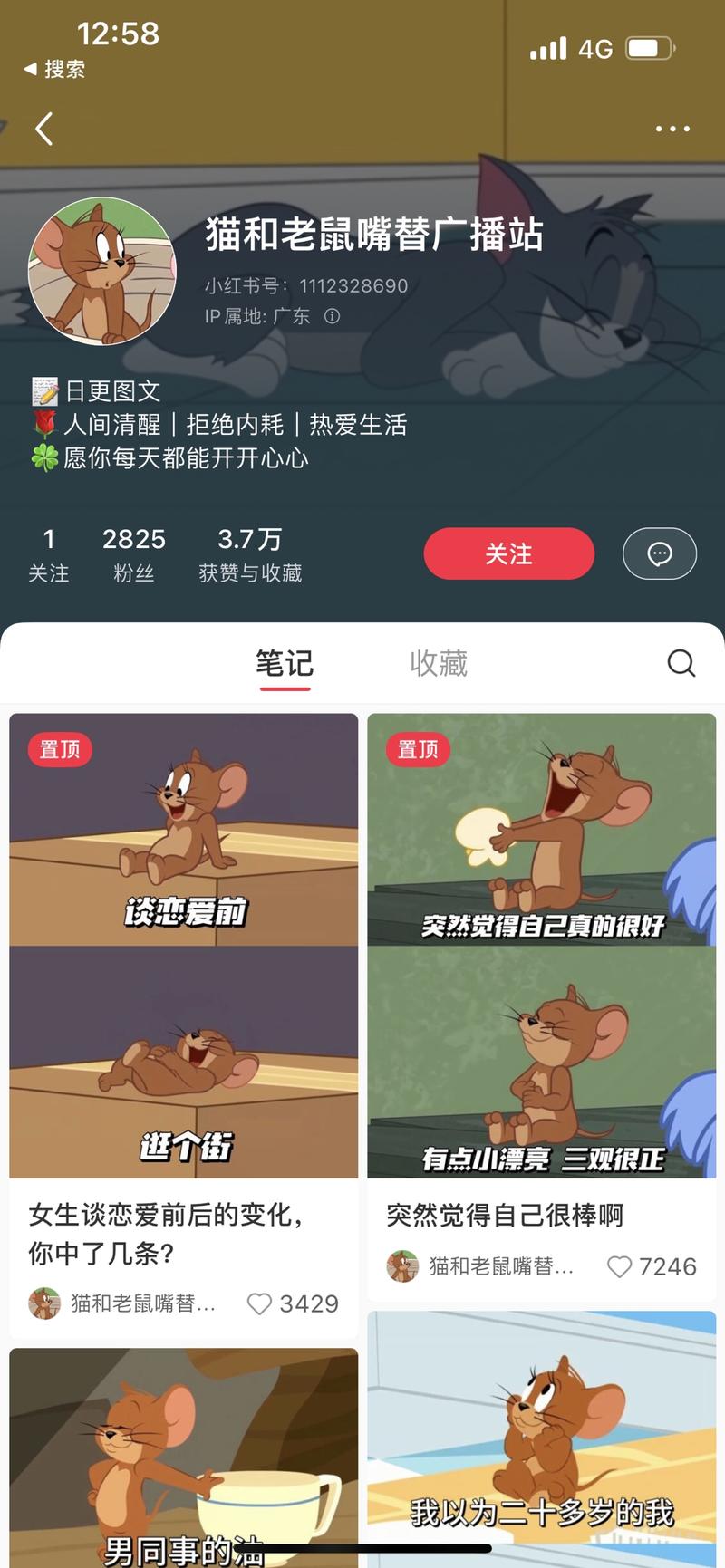 低粉爆款内容：猫和老鼠嘴替广播站这位博主从11\\/14建号，12\\/14内容爆火，获得7000+点赞，最新一条内容“上班不需要吃饭”获得17000点赞。发布格式为“动物形象图+文字”，内容为前后对比的段子，主题紧扣“嘴替”（如打工人上班、当代女生的烦恼、别苛责自己）。段子的内容并不新颖，但加上了配图（可用ai制图），有很强的复制性。-网创风向标论坛-网络创业-网创圈
